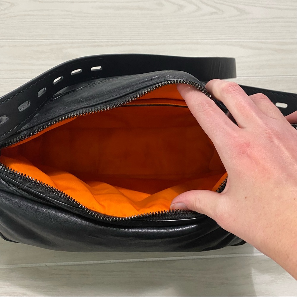 Rag and Bone field puffer leather messenger bag - Picture 8 of 15